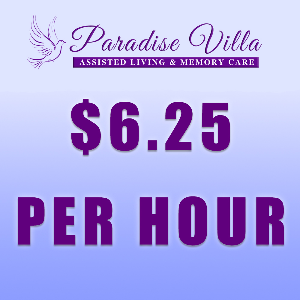 Rates for Paradise Villa Assisted Living